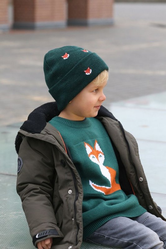 Sweter FOX - GREEN