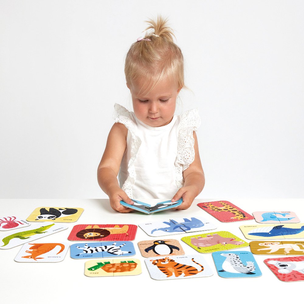 Puzzelparen Wilde Dieren 18m+