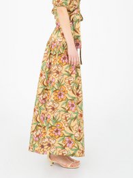 Gonna lunga con stampa floreale Lysandra