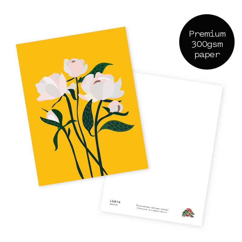 Postkartenset - Gartenblumen