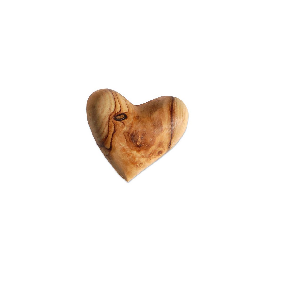 Coeur en bois d'olivier
