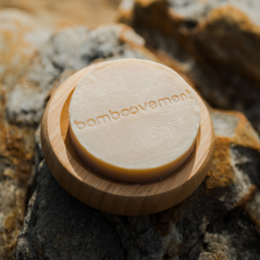 Sustainable & Eco-Friendly Bamboo Soap Dish - Round