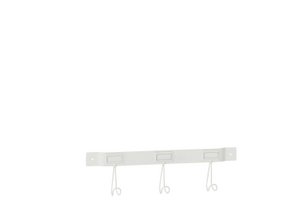 J-Line kapstok - metaal - wit - small