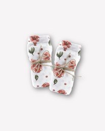 Muslin klud økologisk bomuld 60x60cm • Vintage Rose • Sæt med 2 (uden pose)