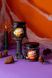No Tricks Just Treats Tarro de regalo de trufas 130 g | chocolates de halloween