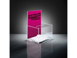 Promotional box Sigel transparent 225x300x170mm + insert for A4