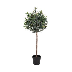 Olivenbaum – Grün, PE-Kunststoff/Polyester, 43 x 47 x 120 cm