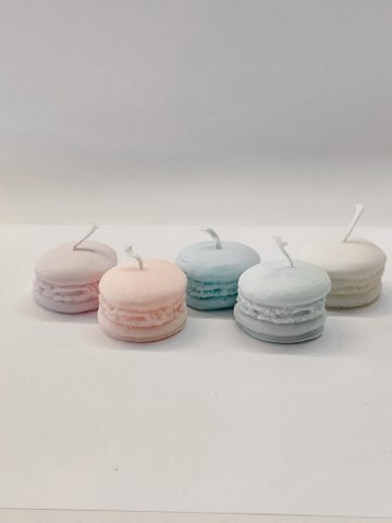 Macaronkaarsenset | koolzaadwas