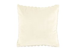 Cuscino (imbottito) in pelliccia di coniglio Bubble - 45x45 cm