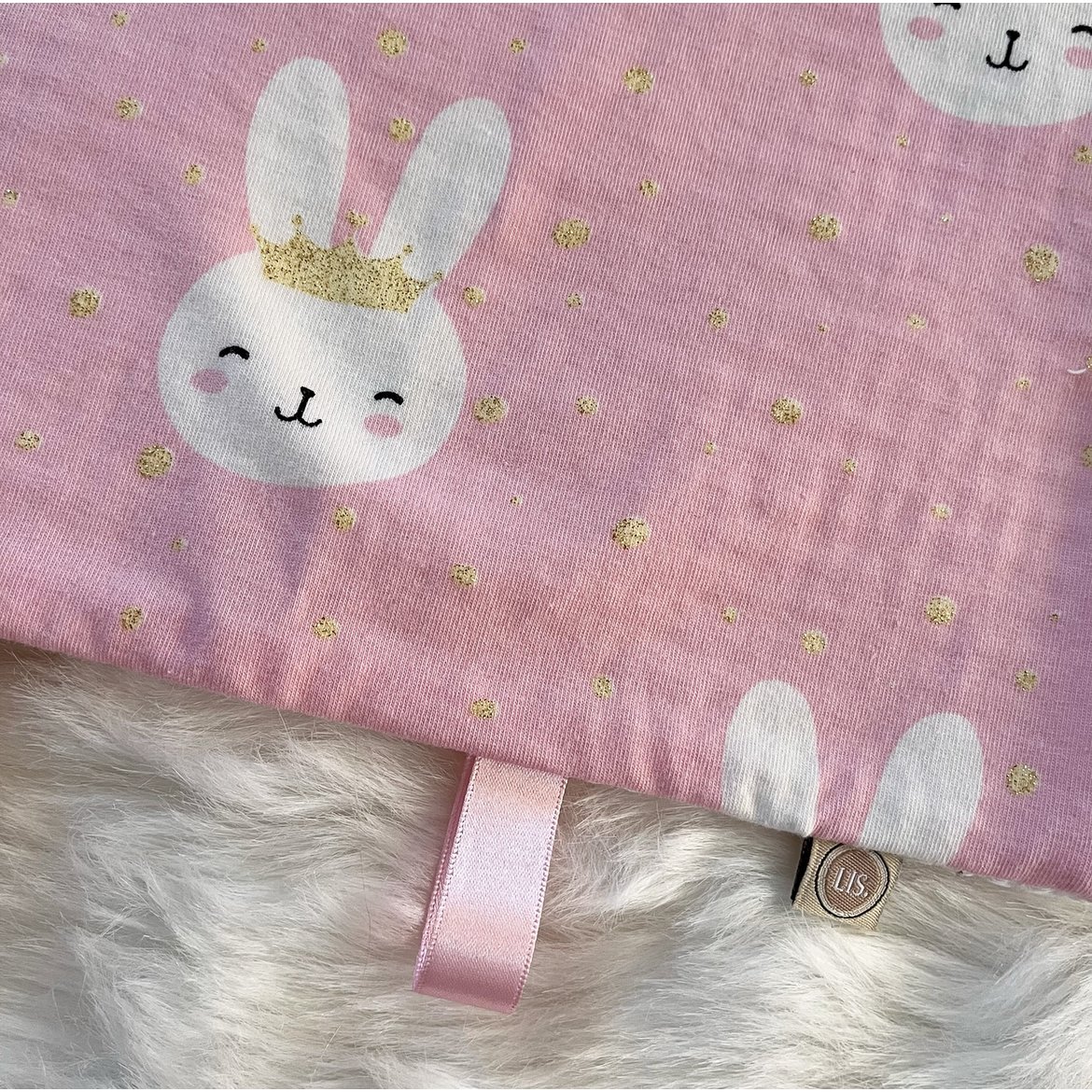 Labeldoekje Bunny - Pink