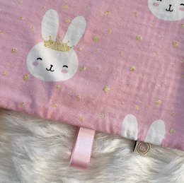 Label cloth Bunny - Pink