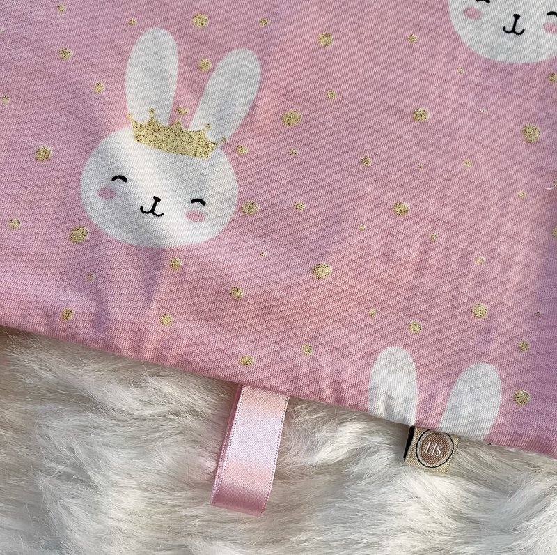 Label cloth Bunny - Pink