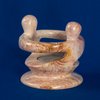 303 Merry go round Teelicht klein - Speckstein