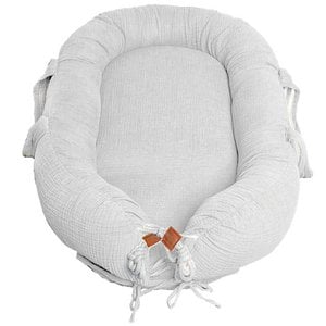BIO muslin cotton NEWBORN NEST White