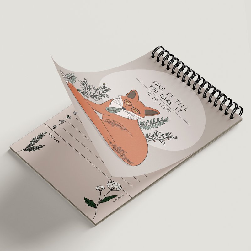 To Do List DIN A6, reliure à anneaux, Fuchs