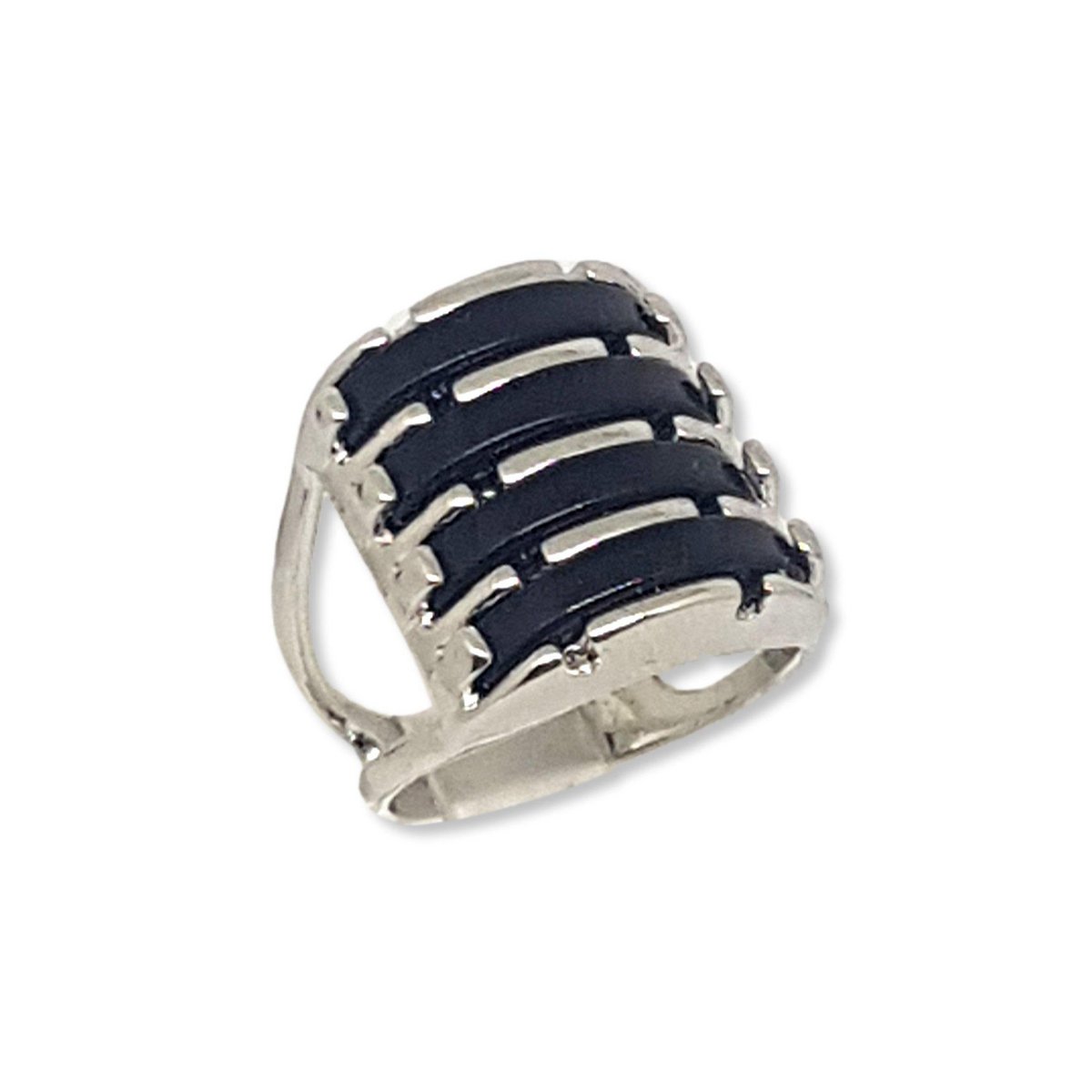 Four Layered Gems Ring
