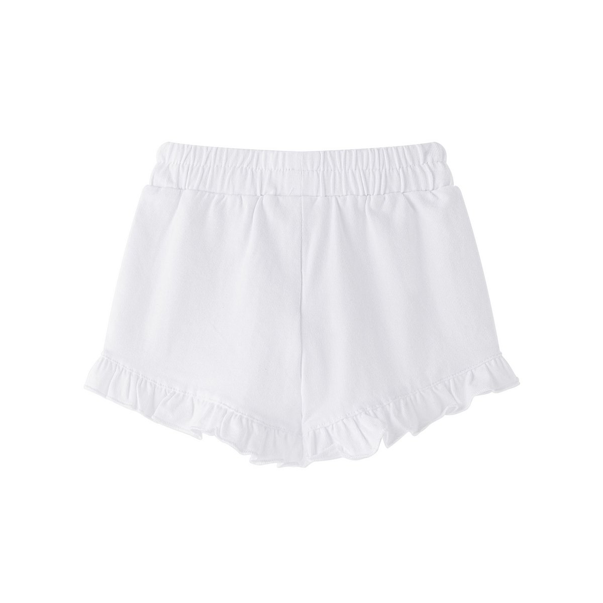 Short bébé fille blanc à volant BGV66612