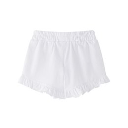 Shorts bianchi per neonata con volant BGV66612