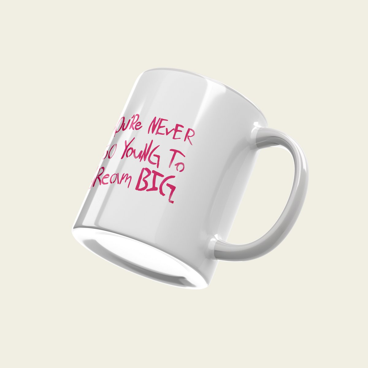 Tasse en céramique Banksy 325 ml - Rêvez grand