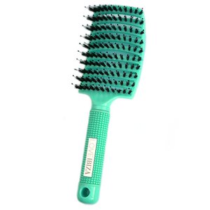 Anti-tangle hair brush mint