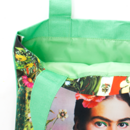 Sac fourre-tout en coton Luxe, inspiré de Frida Kahlo