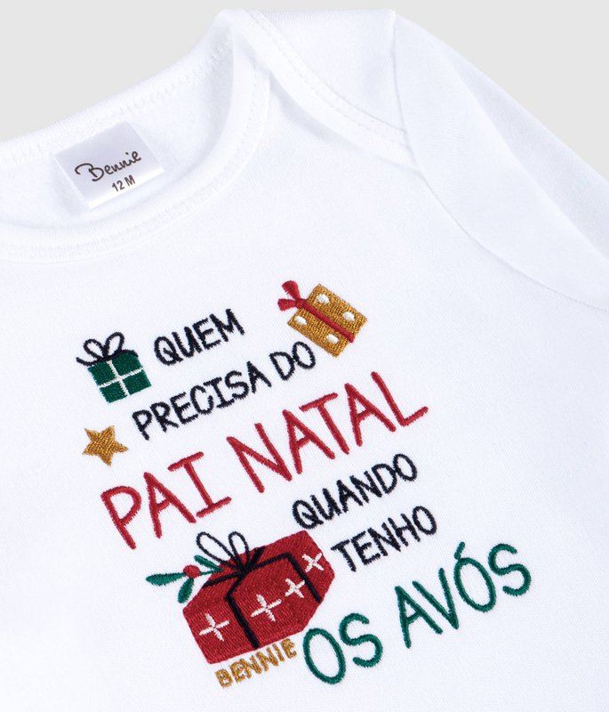 Christmas Grandparents Baby Bodysuit