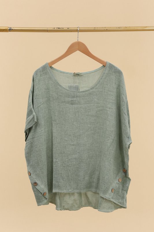 Blusa in lino RIF. 4649