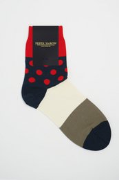 Mayfair Damensocken - Scarlet