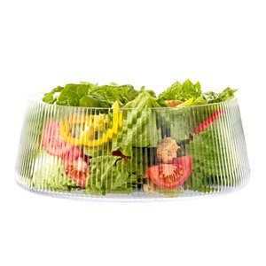 Empire Clear Glass Salad Bowl - Fruit Bowl