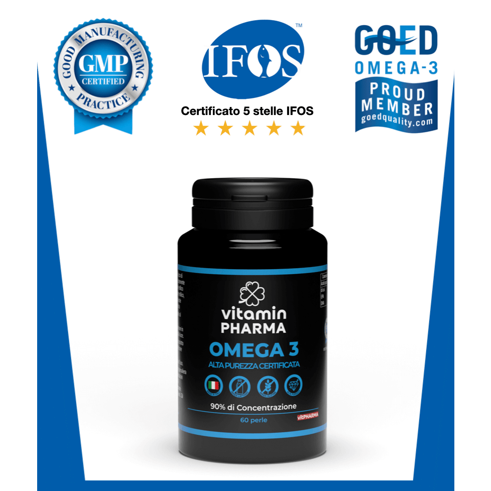 Omega 3 ad alta purezza 90% certificato Ifos 5 stelle