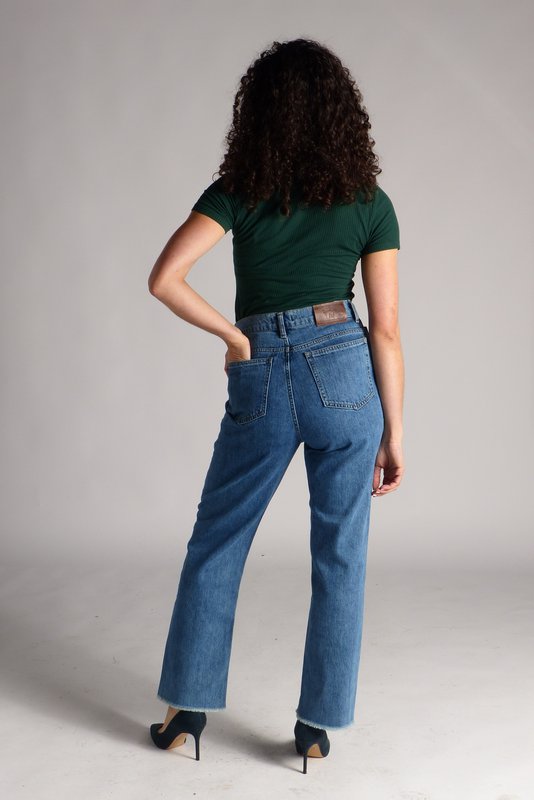 Flare Jeans - Høj talje - løse jeans
