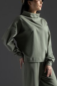 Lounge by Luin Blouse, Misty Green