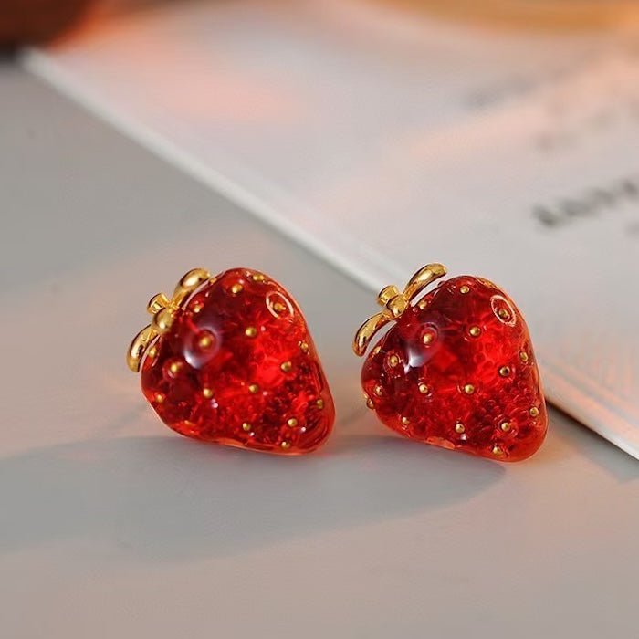 Zoete Aardbei Sieraden Set