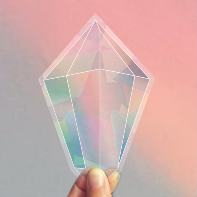 Crystal Rainbowmaker raamsticker / kaart - Set van 3