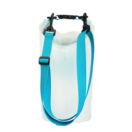 ASCIUGAMANO DA GO Borsa Roll N Go Dry 5L | Borsa da surf per piscina da spiaggia trasparente impermeabile | Blu