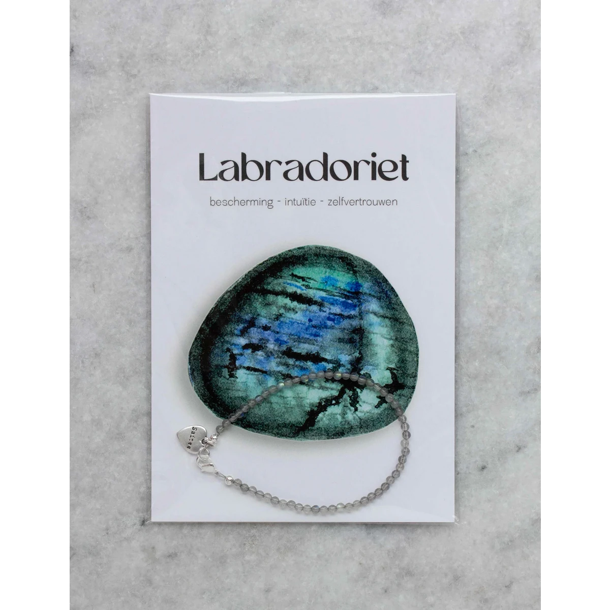 Labradoriet edelsteen armbandje