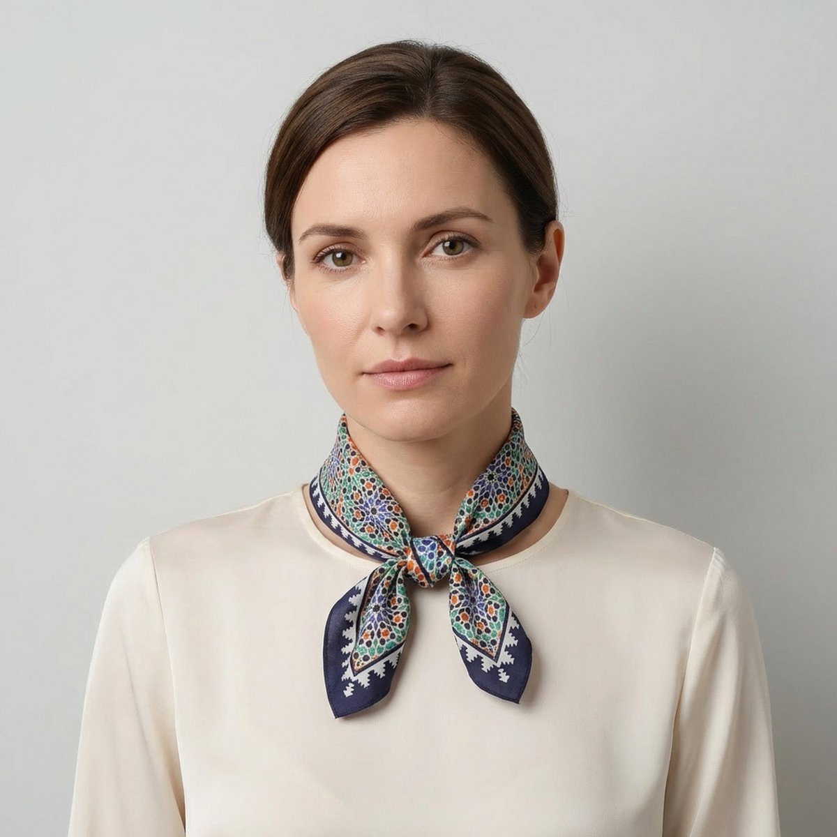 Square Scarf Blue Madiya