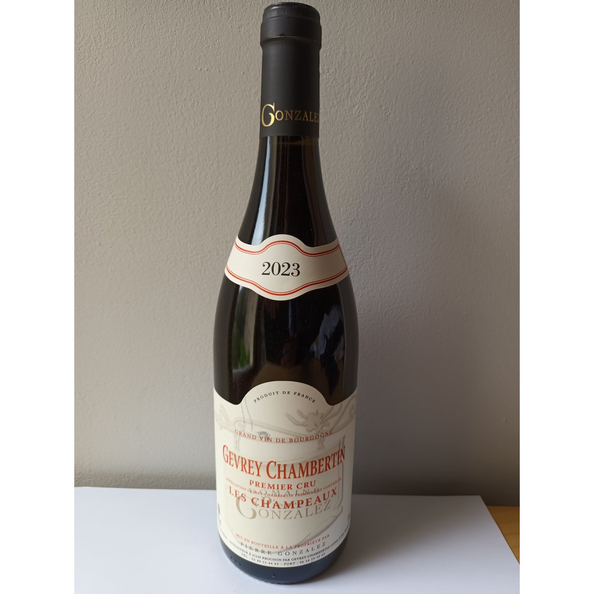 Domaine Pierre Gonzales Gevrey Chambertin 1er Cru les Champeaux 2023