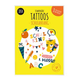 Children's tattoos - motif "Back to school"