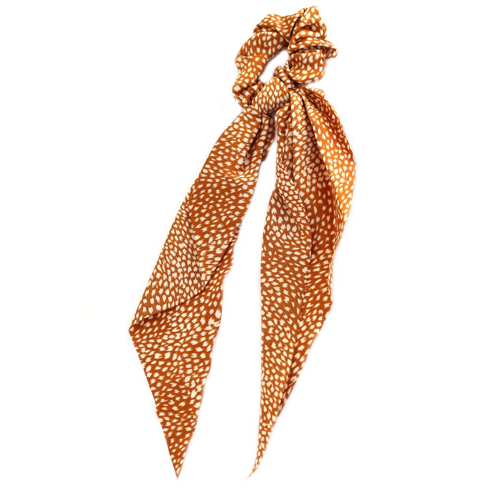Foulard chouchou ocre