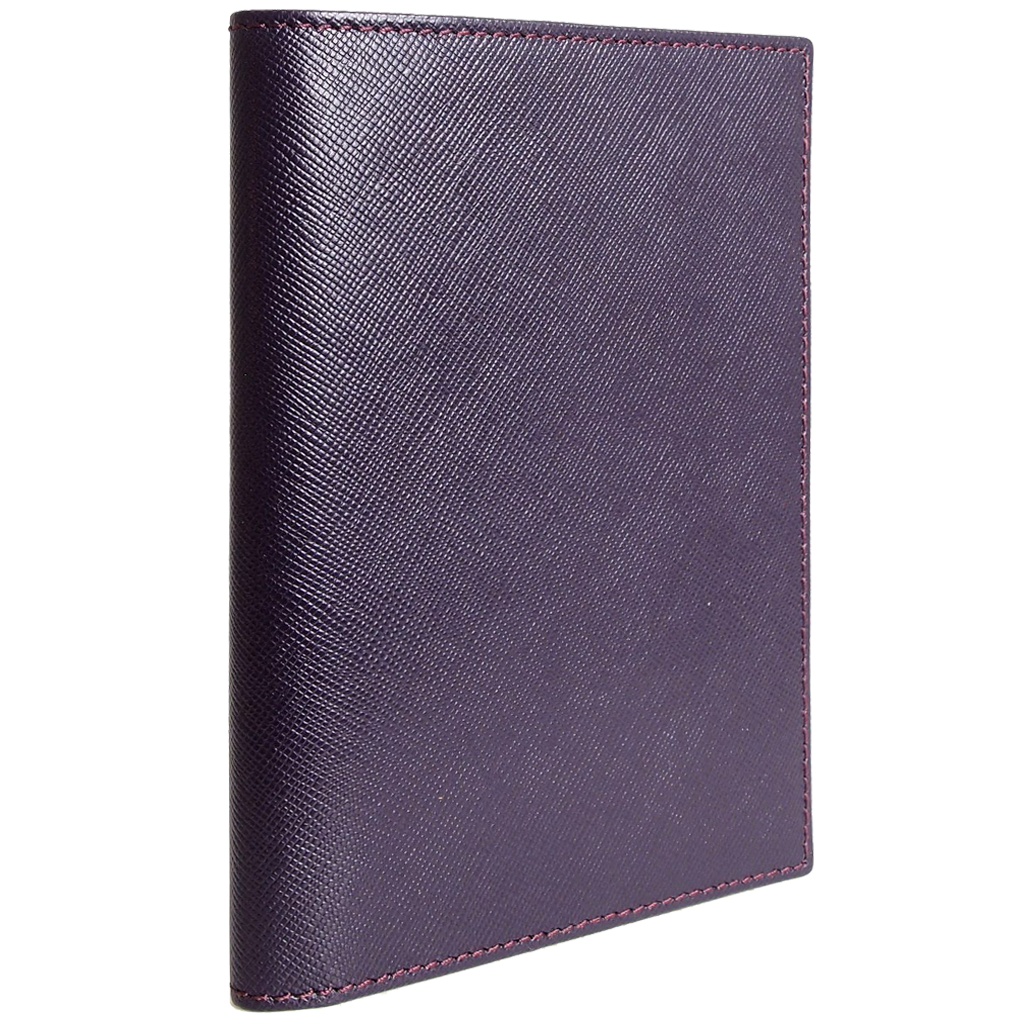 Saffiano Paspoorthoes Bordeaux