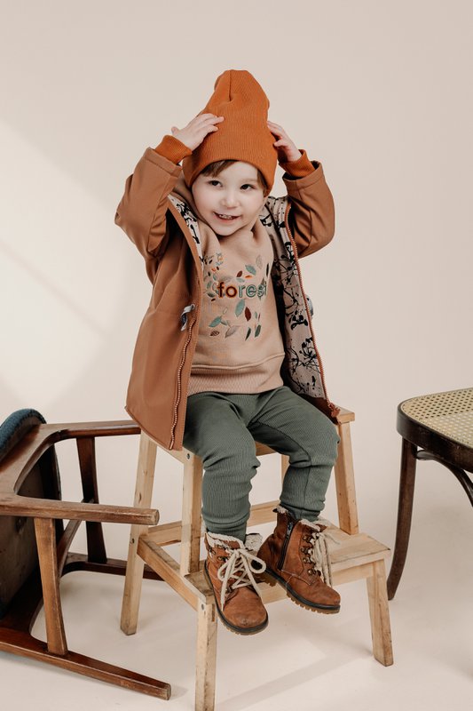 Kids RIB Bukser khaki