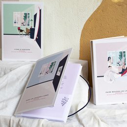 Rechargeable travel book "Le Voyageur" - Dots + Blanks
