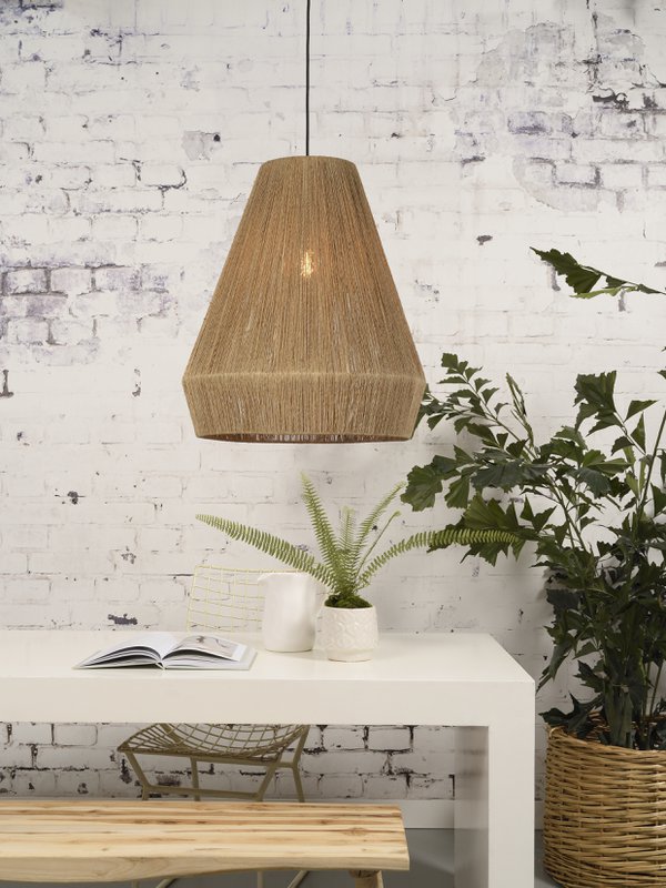 Hanglamp Iguazu jute naturel, L