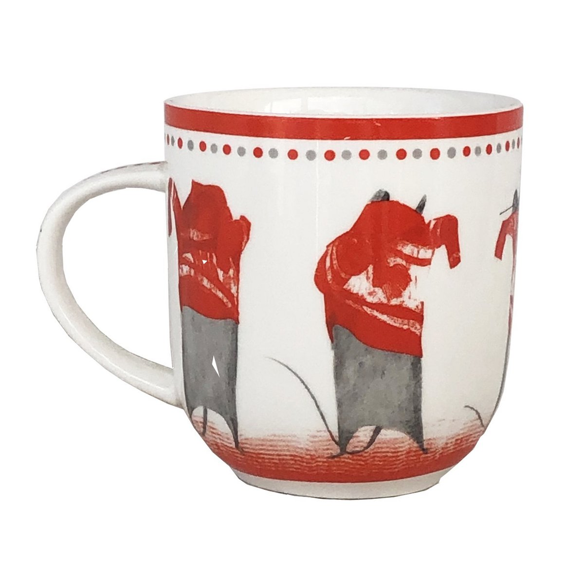 One Size Fits All Porcelain Mug