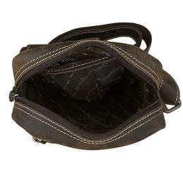 Herretaske eller dametaske i 3 farver bøffellæder - Crossbody-taske til kvinder eller mænd