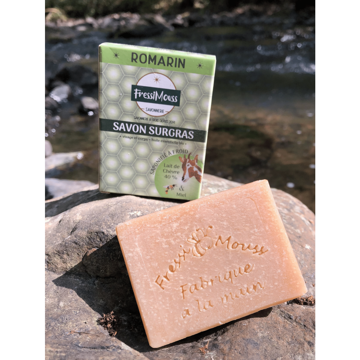 Organic Goat's Milk Soap (40%) & Honey, Rosemary