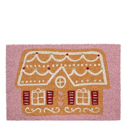 Doormat gingerbread house l60xw40