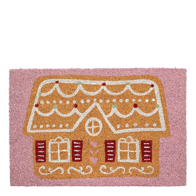 Doormat gingerbread house l60xw40