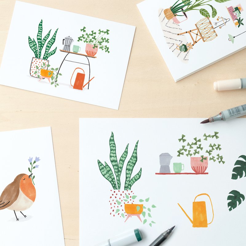 Postkaart | Planten en Koffie
